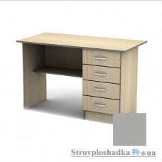 Письменный стол Тиса мебель СП-3 ПВХ, 1200x600x750, алюминий