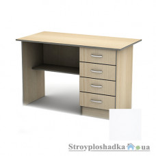 Письменный стол Тиса мебель СП-3 меламин, 1200x600x750, белый матовый