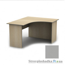 Письменный стол Тиса мебель СПУ-1 ПВХ, 1400x1200x750, алюминий