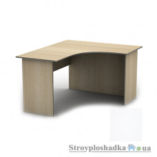 Письменный стол Тиса мебель СПУ-1 ПВХ, 1400x1200x750, белый матовый