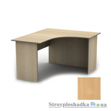 Письменный стол Тиса мебель СПУ-1 ПВХ, 1400x1200x750, бук светлый