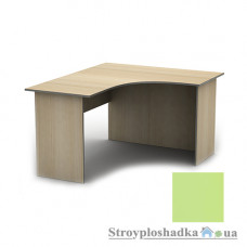 Письменный стол Тиса мебель СПУ-1 ПВХ, 1400x1200x750, зеленая вода