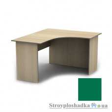 Письменный стол Тиса мебель СПУ-1 ПВХ, 1400x1200x750, зеленый