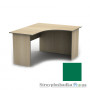 Письменный стол Тиса мебель СПУ-1 меламин, 1400x900x750, зеленый