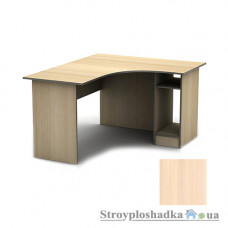 Письменный стол Тиса мебель СПУ-2 меламин, 1600x1200x750, дуб молочный