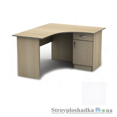 Письмовий стіл Тіса меблі СПУ-3 ПВХ, 1600x1200x750, білий матовий