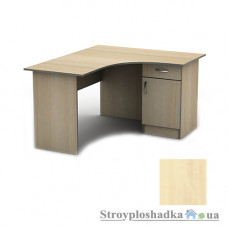 Письменный стол Тиса мебель СПУ-3 ПВХ, 1400x1200x750, береза майнау