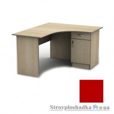 Письмовий стіл Тіса меблі СПУ-3 меламін, 1400x1200x750, червоний