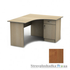 Письменный стол Тиса мебель СПУ-3 ПВХ, 1600x1200x750, орех лесной