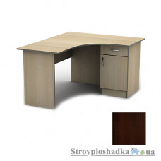 Письмовий стіл Тіса меблі СПУ-3 меламін, 1200x1200x750, горіх темний