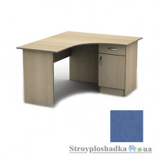 Письменный стол Тиса мебель СПУ-3 ПВХ, 1600x1200x750, терра голубая