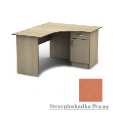 Письменный стол Тиса мебель СПУ-3 ПВХ, 1200x1200x750, терра лосось