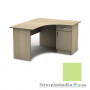 Письменный стол Тиса мебель СПУ-3 ПВХ, 1600x1200x750, зеленая вода