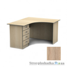 Письмовий стіл Тіса меблі СПУ-4 ПВХ, 1400x1400x750, дуб сонома