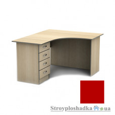 Письмовий стіл Тіса меблі СПУ-4 меламін, 1400x1400x750, червоний
