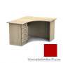 Письменный стол Тиса мебель СПУ-4 ПВХ, 1200x1200x750, красный