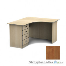 Письменный стол Тиса мебель СПУ-4 ПВХ, 1600x1400x750, орех лесной