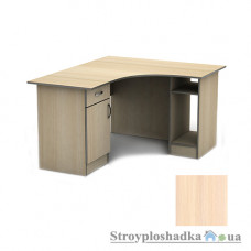 Письменный стол Тиса мебель СПУ-5 меламин, 1600x1400x750, дуб молочный