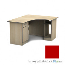 Письмовий стіл Тіса меблі СПУ-5 ПВХ, 1400x1400x750, червоний