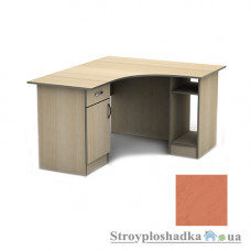 Письменный стол Тиса мебель СПУ-5 ПВХ, 1600x1400x750, терра лосось