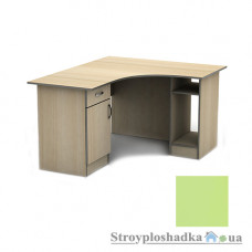 Письменный стол Тиса мебель СПУ-5 ПВХ, 1200x1200x750, зеленая вода