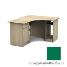 Письменный стол Тиса мебель СПУ-5 меламин, 1200x1200x750, зеленый