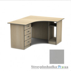 Письменный стол Тиса мебель СПУ-6 ПВХ, 1200x1200x750, алюминий