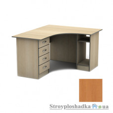 Письменный стол Тиса мебель СПУ-6 ПВХ, 1200x1200x750, ольха темная