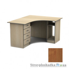 Письменный стол Тиса мебель СПУ-6 ПВХ, 1600x1400x750, орех лесной