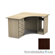 Письменный стол Тиса мебель СПУ-6 меламин, 1200x1200x750, орех темный
