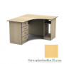 Письменный стол Тиса мебель СПУ-6 ПВХ, 1400x1400x750, терра желтая