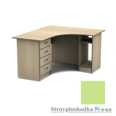 Письмовий стіл Тіса меблі СПУ-6 меламін, 1600x1400x750, зелена вода