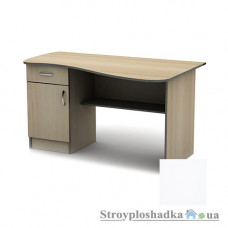Письменный стол Тиса мебель СПУ-8 меламин, 1400x750x750, белый матовый