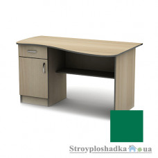 Письменный стол Тиса мебель СПУ-8 меламин, 1400x750x750, зеленый