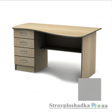 Письменный стол Тиса мебель СПУ-9 ПВХ, 1400x750x750, алюминий