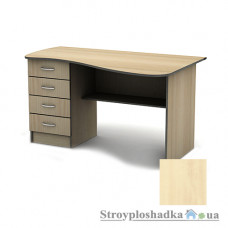 Письменный стол Тиса мебель СПУ-9 ПВХ, 1400x750x750, береза майнау