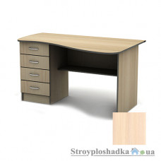 Письмовий стіл Тіса меблі СПУ-9 ПВХ, 1400x750x750, дуб молочний