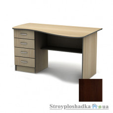 Письменный стол Тиса мебель СПУ-9 ПВХ, 1200x750x750, орех темный