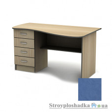Письменный стол Тиса мебель СПУ-9 ПВХ, 1200x750x750, терра голубая