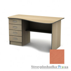 Письменный стол Тиса мебель СПУ-9 ПВХ, 1400x750x750, терра лосось