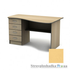 Письменный стол Тиса мебель СПУ-9 ПВХ, 1200x750x750, терра желтая