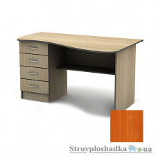 Письмовий стіл Тіса меблі СПУ-9 ПВХ, 1400x750x750, вишня оксфорд