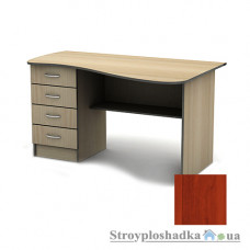 Письменный стол Тиса мебель СПУ-9 ПВХ, 1400x750x750, яблоня локарно
