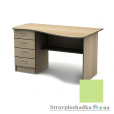 Письменный стол Тиса мебель СПУ-9 ПВХ, 1400x750x750, зеленая вода