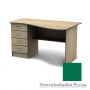 Письмовий стіл Тіса меблі СПУ-9 меламін, 1400x750x750, зелений