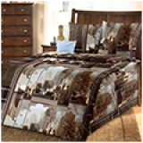 Коричнева постільна білизна