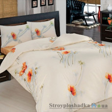 Комплект постельного белья Altinbasak Семейное 160х220 см, Nazenin (2 пододеяльника, 1 простынь, 2 наволочки), хлопок, рисунок-цветы, кремовый
