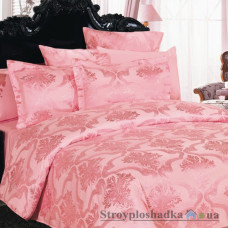 Комплект постельного белья Arya Жаккард 160х220 см, Afrodit (1 пододеяльник, 1 простынь, 2 наволочки), хлопок, рисунок-восточный, розовый