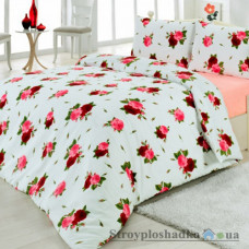 Комплект постельного белья Classi 145х210 см, Ghita (1 пододеяльник, 1 простынь, 2 наволочки), хлопок, рисунок-цветы, розовый
