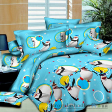Комплект постельного белья TM Krispol Пингвины, 150х220 см, (пододеяльник, простынь, 2 наволочки), хлопок 4277